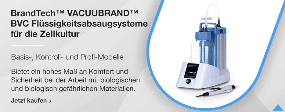 BrandTech™ VACUUBRAND™ BVC Flüssigkeitsabsaugsysteme für die Zellkultur